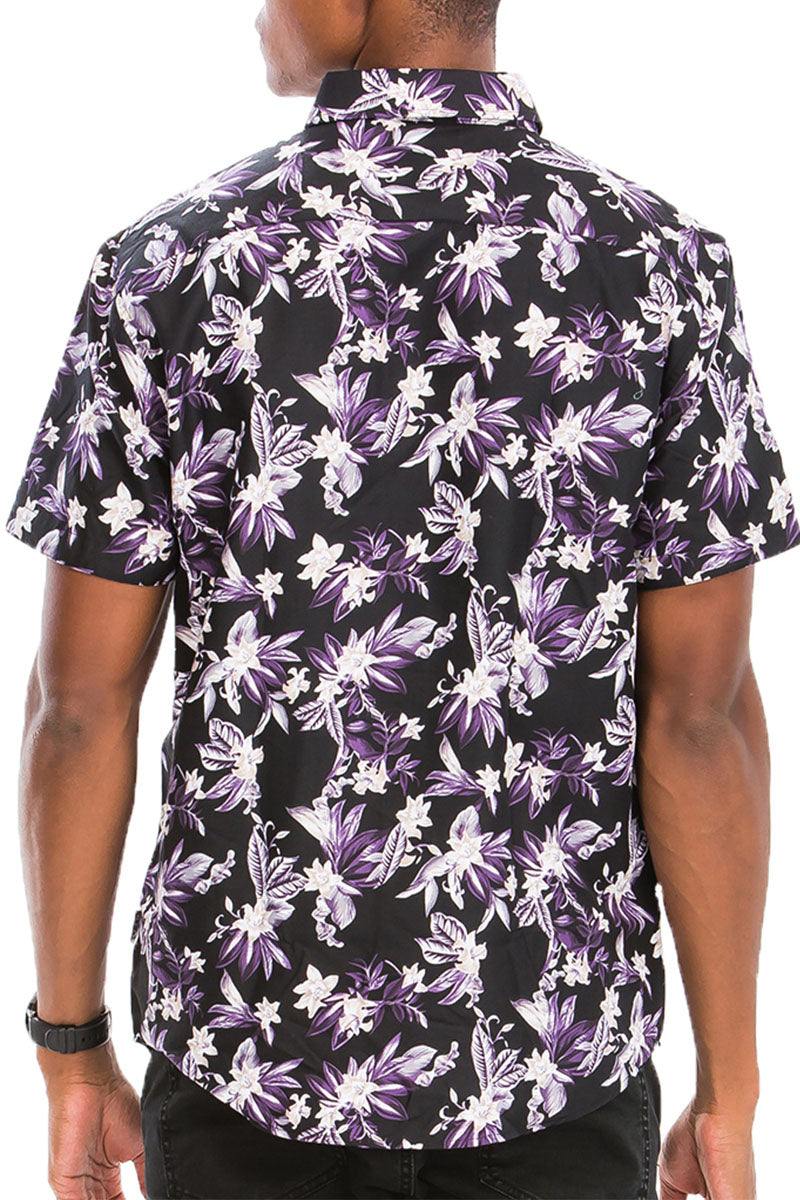 Hawaiian Print Short Sleeve Shirt – Flake-Free Tropical Vibes