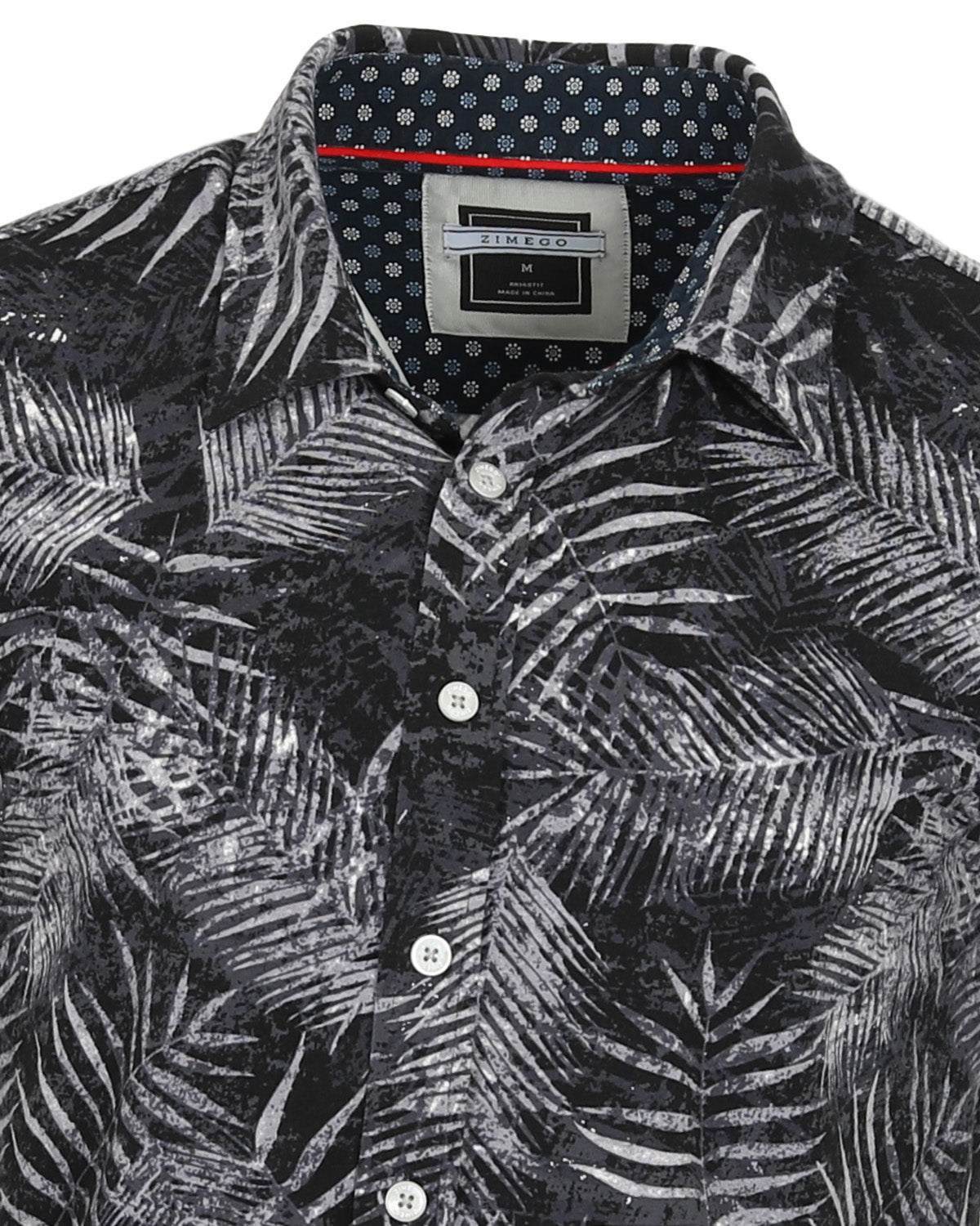 Mens Hawaiian Short Sleeve Button-Down Shirt