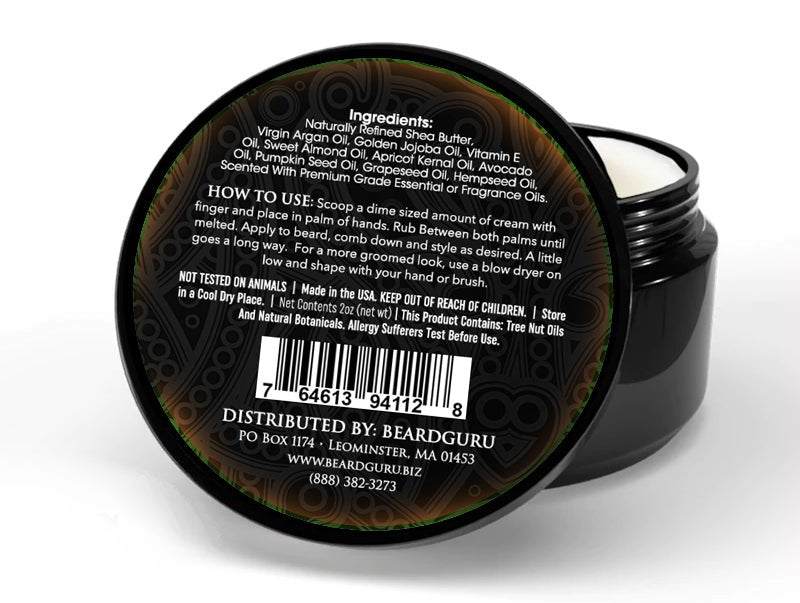 BeardGuru Rebel Beard Cream – Sophisticated Scent and Flake - Free Confidence - Flaykr