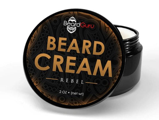 BeardGuru Rebel Beard Cream – Sophisticated Scent and Flake - Free Confidence - Flaykr