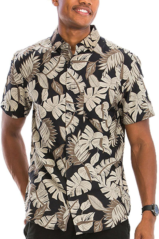 Hawaiian Print Short Sleeve Shirt