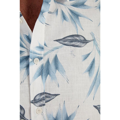 Harrison Style Printed Short Sleeve Shirt – Floral Flair with Flake-Free Confidence