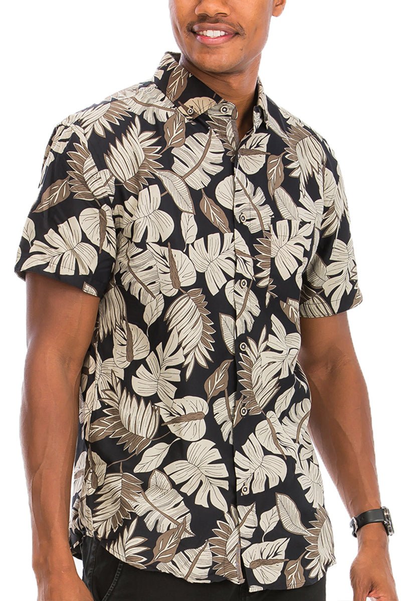 Hawaiian Print Short Sleeve Shirt