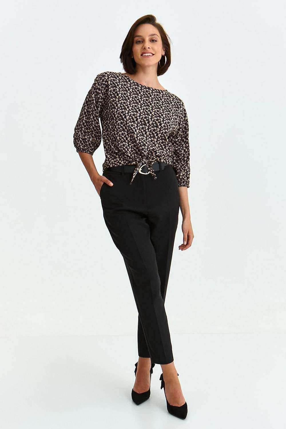 Elegant Boat Neck Blouse – Stylish and Flake - Free for Any Occasion - Flaykr