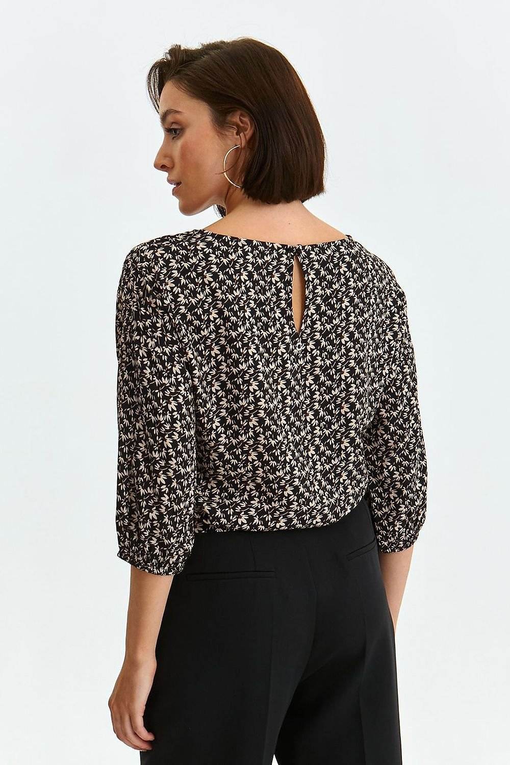 Elegant Boat Neck Blouse – Stylish and Flake - Free for Any Occasion - Flaykr